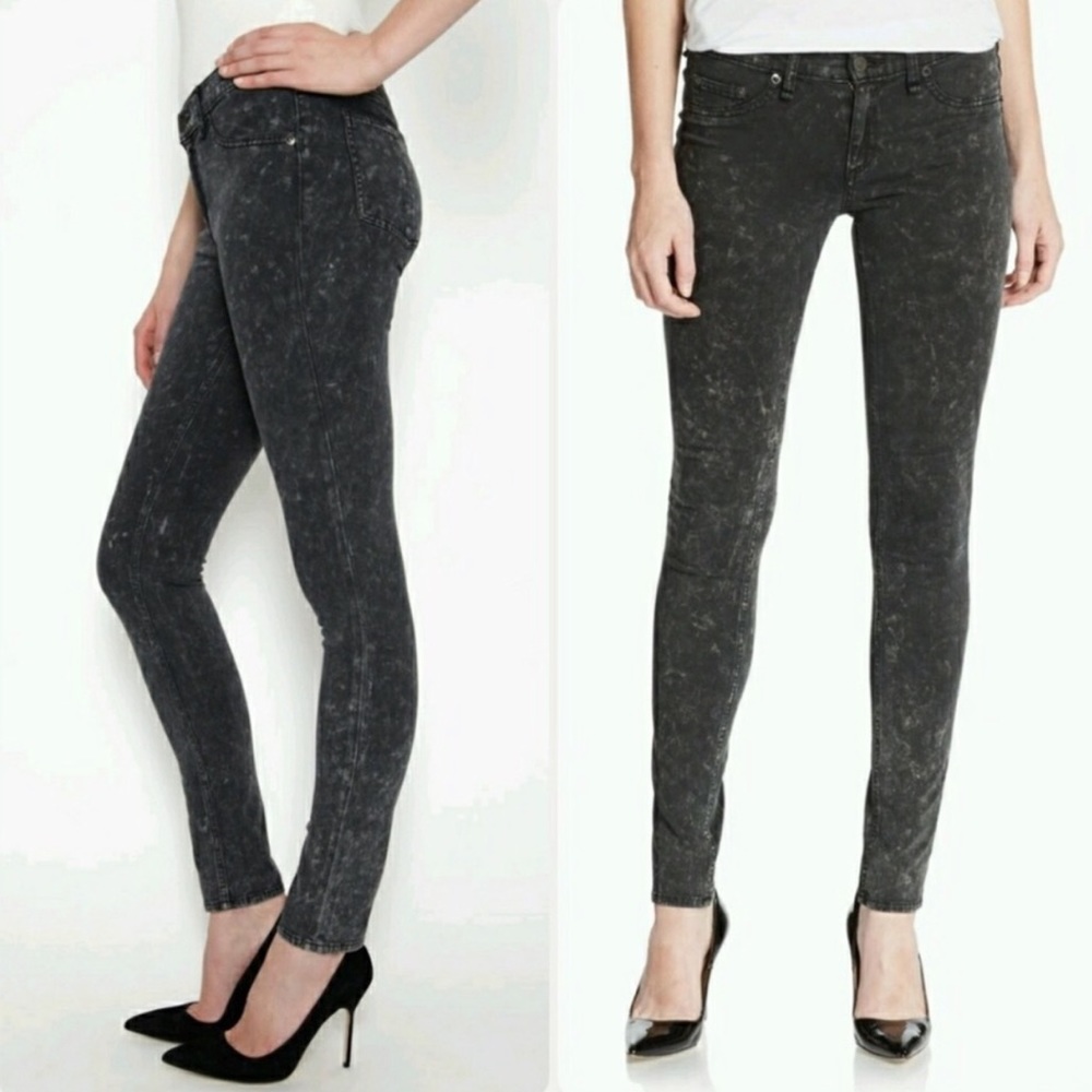 Rag & Bone Acid Wash Legging Jeans 29